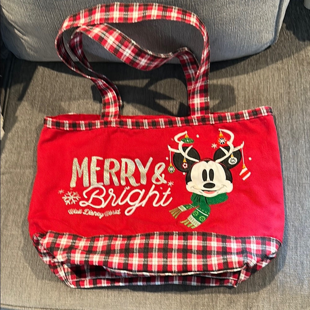 Disney Red Mickey Mouse Tote Bag